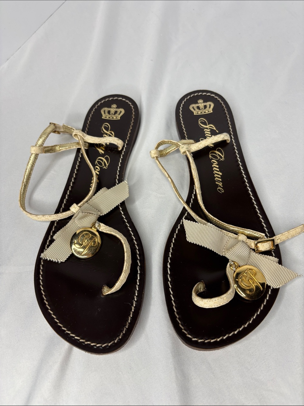 Juicy couture Sandal with Charm 
Size 7